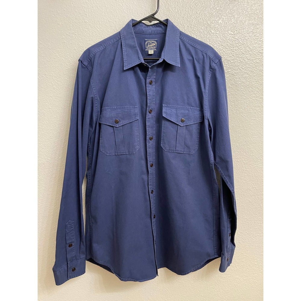 J Crew Shirt Men's LT Blue Button Up New York Sportsman's Outfitters